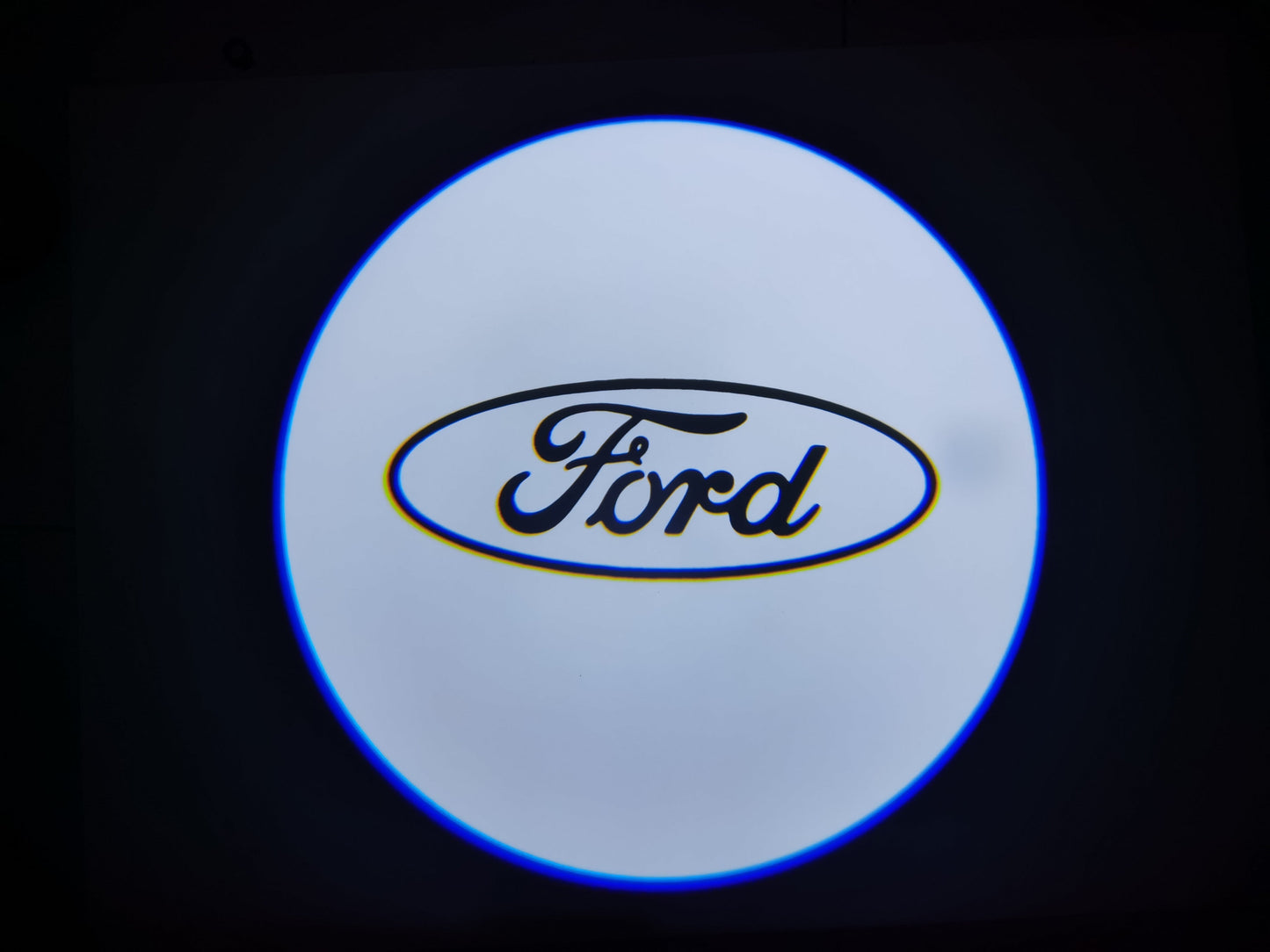 2x Ford Round Mirror light (plug&play) - 24 Logos