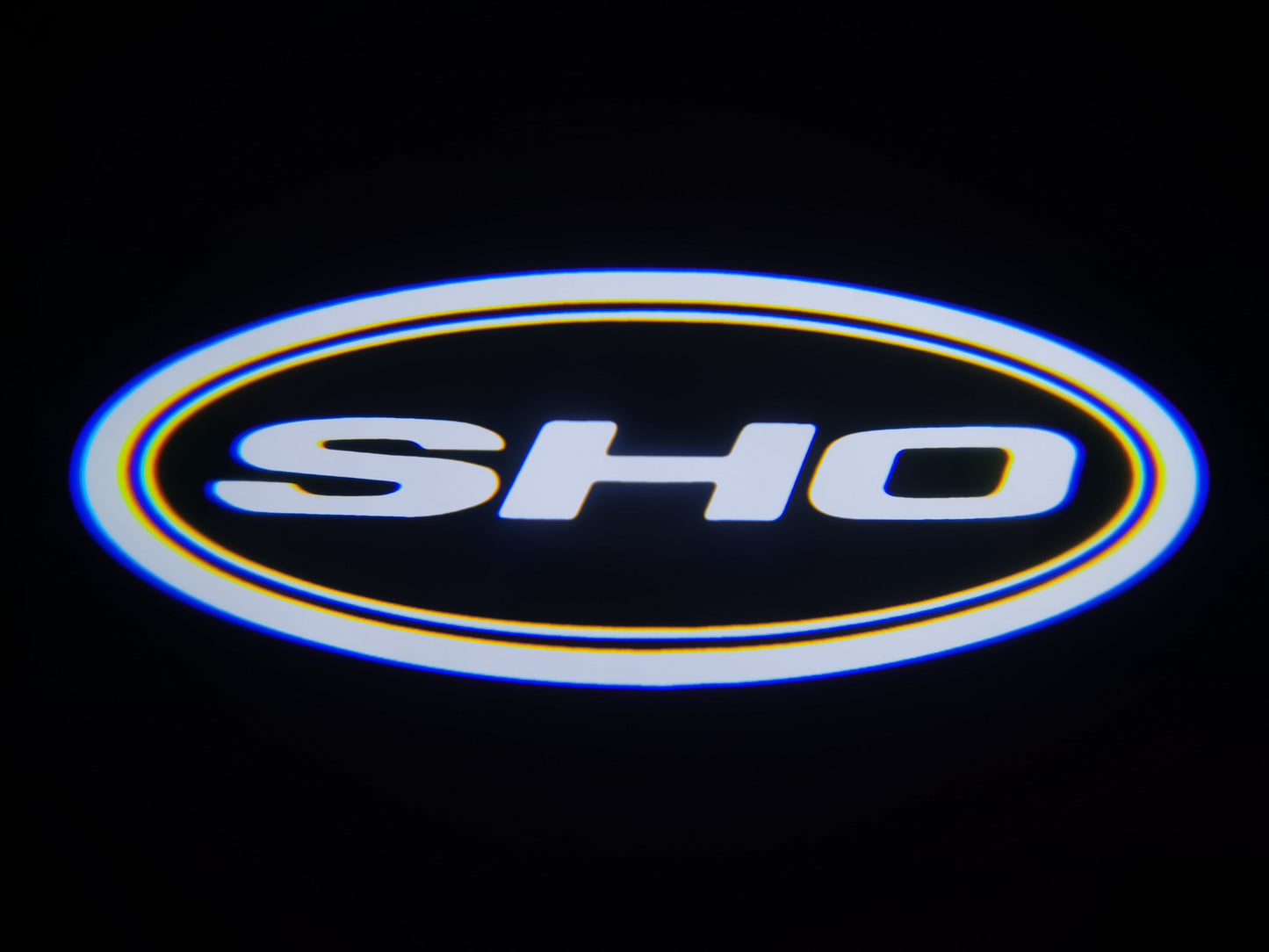 2x Ford Round Mirror light (plug&play) - 24 Logos