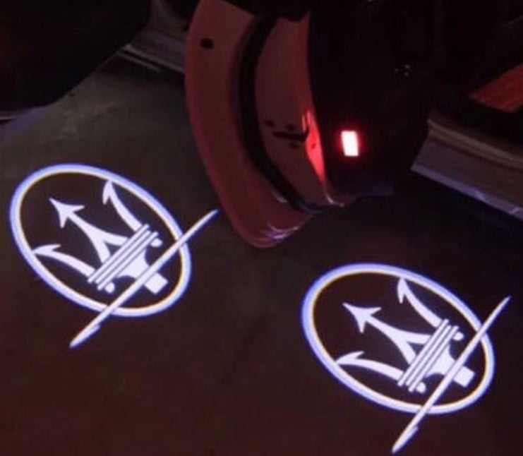 maserati Quattroporte Ghibli logo door projector light plug&play easy install led