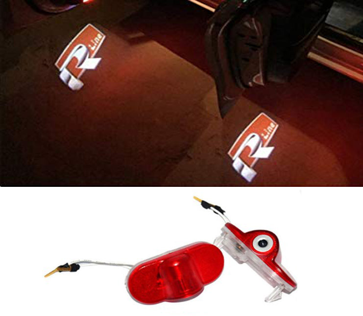 volkswagen vw R welcome door light projector plug and play golf touran bora