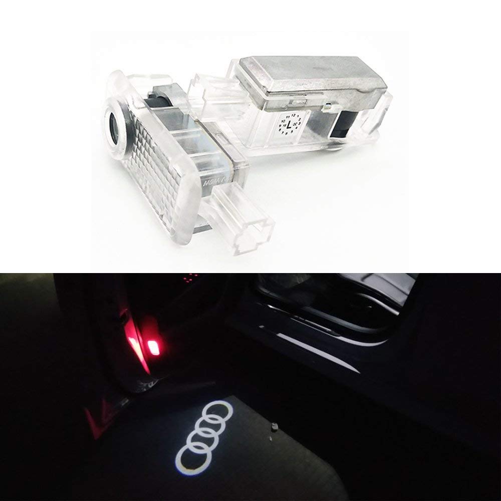 audi logo door light projector laser led plug and play 1 year warranty