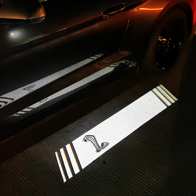 2x FordMustang 2013+ Mirror light (plug&play) - 5 Logos