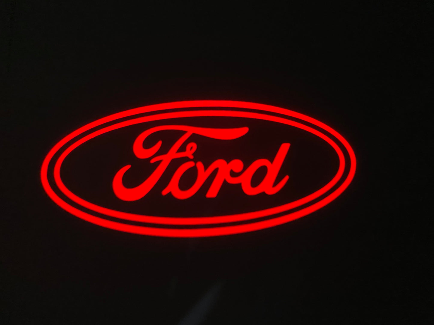 2x Ford Round Mirror light (plug&play) - 24 Logos