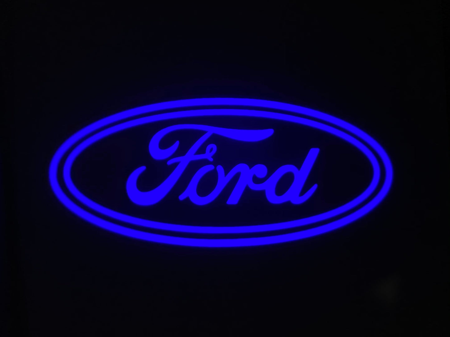 2x Ford Round Mirror light (plug&play) - 24 Logos
