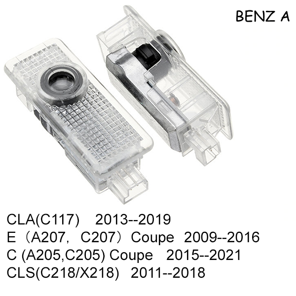 2x Mercedes-Benz DOOR LIGHT (PLUG&PLAY)