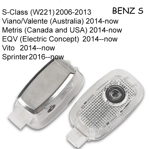 2x Mercedes-Benz DOOR LIGHT (PLUG&PLAY)