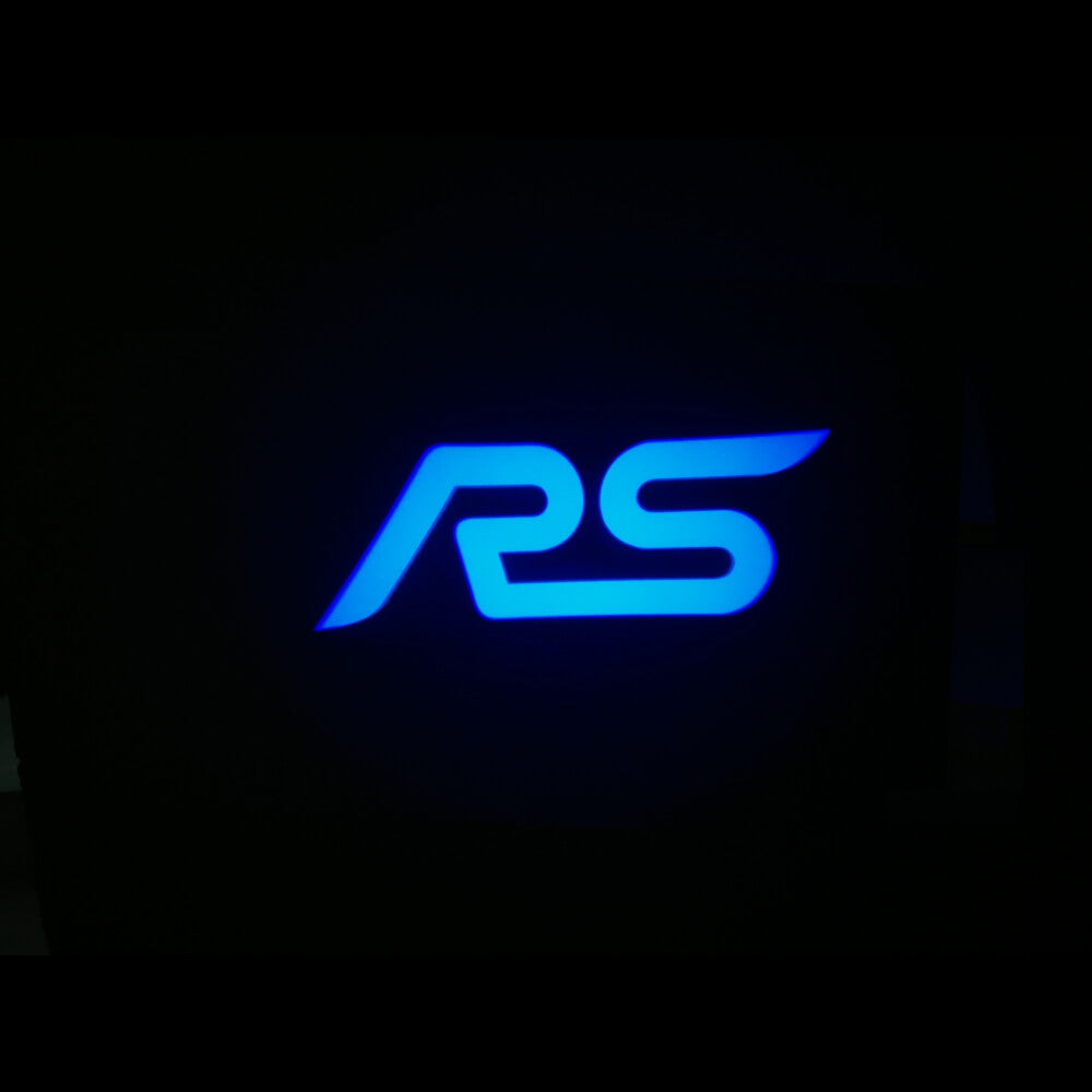 2x Ford Square Mirror light (plug&play) - 10 Logos