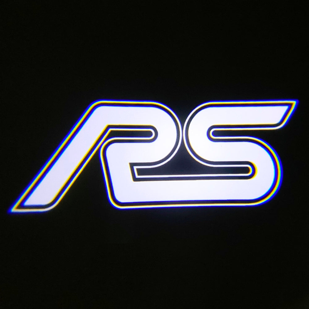 2x Ford Round Mirror light (plug&play) - 24 Logos