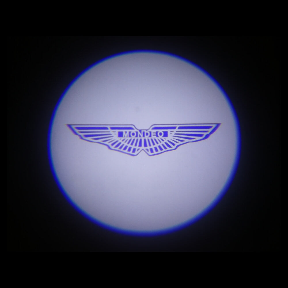 2x Ford Square Mirror light (plug&play) - 10 Logos