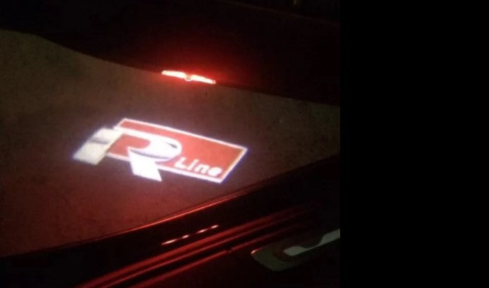 2x Volkswagen R Line DOOR LIGHT (PLUG&PLAY)