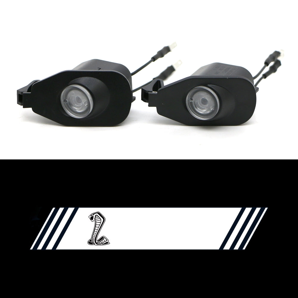 2x FordMustang 2013+ Mirror light (plug&play) - 5 Logos