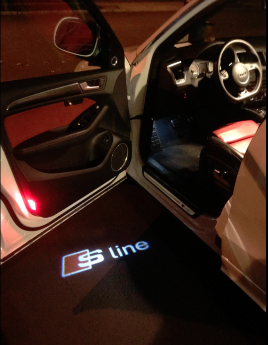 audi courtesy door light welcome s line sline plug&play