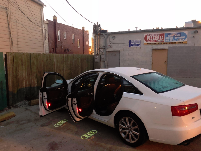 audi courtesy door light led welcome door a1 a3 a4 a5 a6 a7 q3 q5 q7