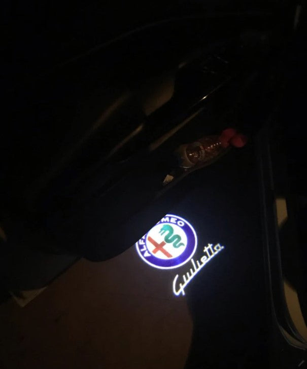 2x Alfa Romeo door light (plug&play) (2 versions)