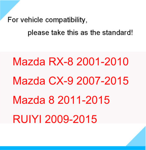 2x MAZDA DOOR LIGHT (PLUG&PLAY)