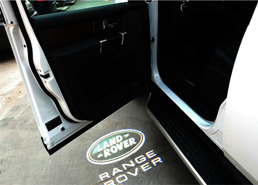 land rover logo courtesy welcome door led projector