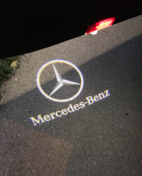 2x Mercedes-Benz DOOR LIGHT (PLUG&PLAY)