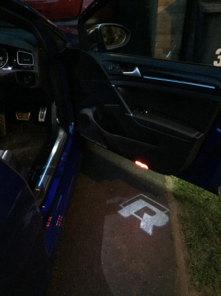 2x Volkswagen R DOOR LIGHT (PLUG&PLAY)