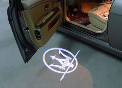 maserati Quattroporte Ghibli logo door projector light plug and play easy install led feedback photo