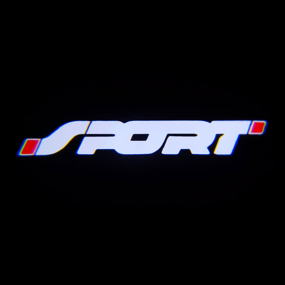 2x Ford Round Mirror light (plug&play) - 24 Logos
