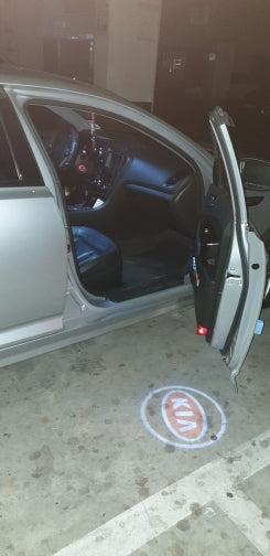 kia logo courtesy welcome door light projector laser led plug and play oem