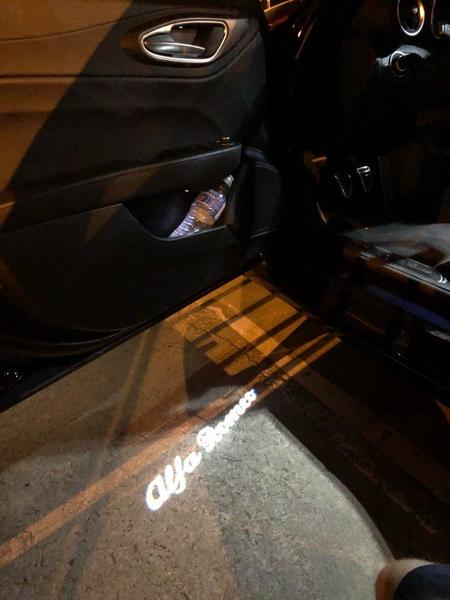 alfa romeo courtesy door light original logo giulia stelvio mito 159 giulietta brera spider