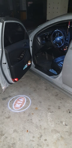 kia logo courtesy welcome door light projector laser led plug&play oem