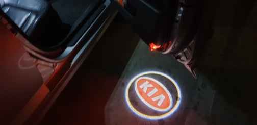 kia logo door light projector laser led plug&play k5 cerato optima