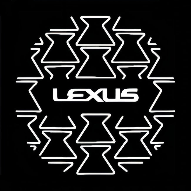 2x Lexus door light (plug&play) dual logo