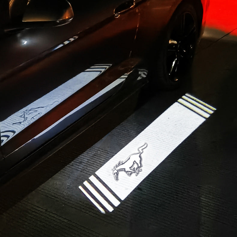 2x FordMustang 2013+ Mirror light (plug&play) - 5 Logos
