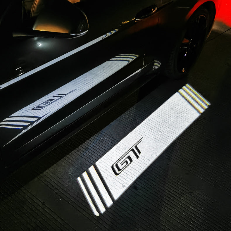 2x FordMustang 2013+ Mirror light (plug&play) - 5 Logos
