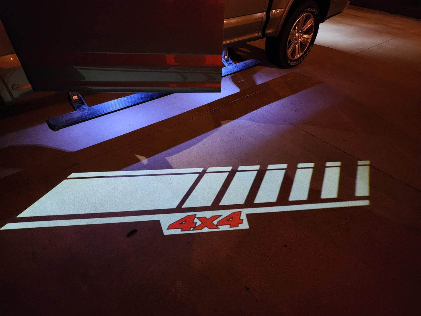 2x Ford F150 Mirror light (plug&play) (2021-Now) - 7 Logos