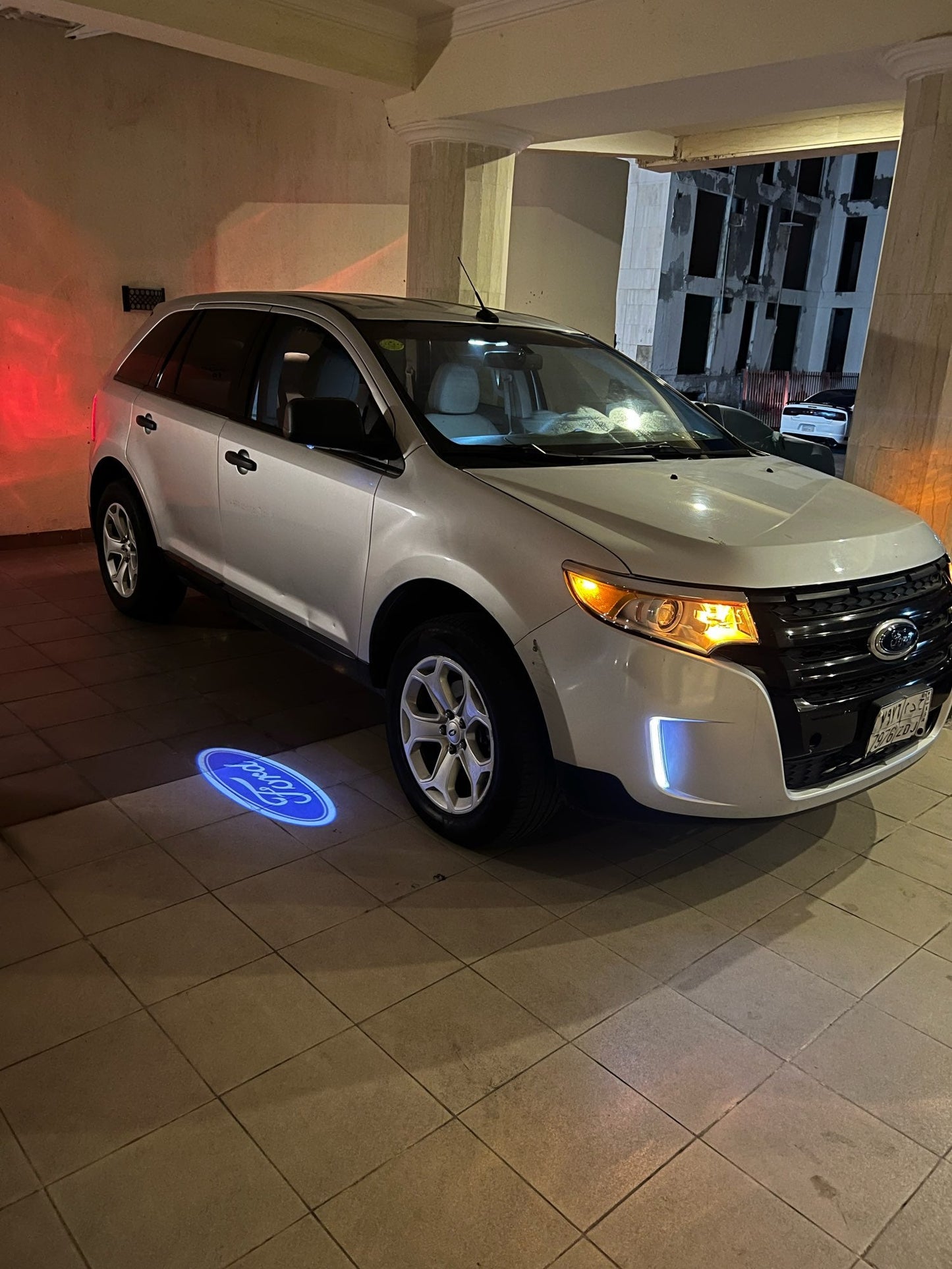 2x Ford Round Mirror light (plug&play) - 24 Logos