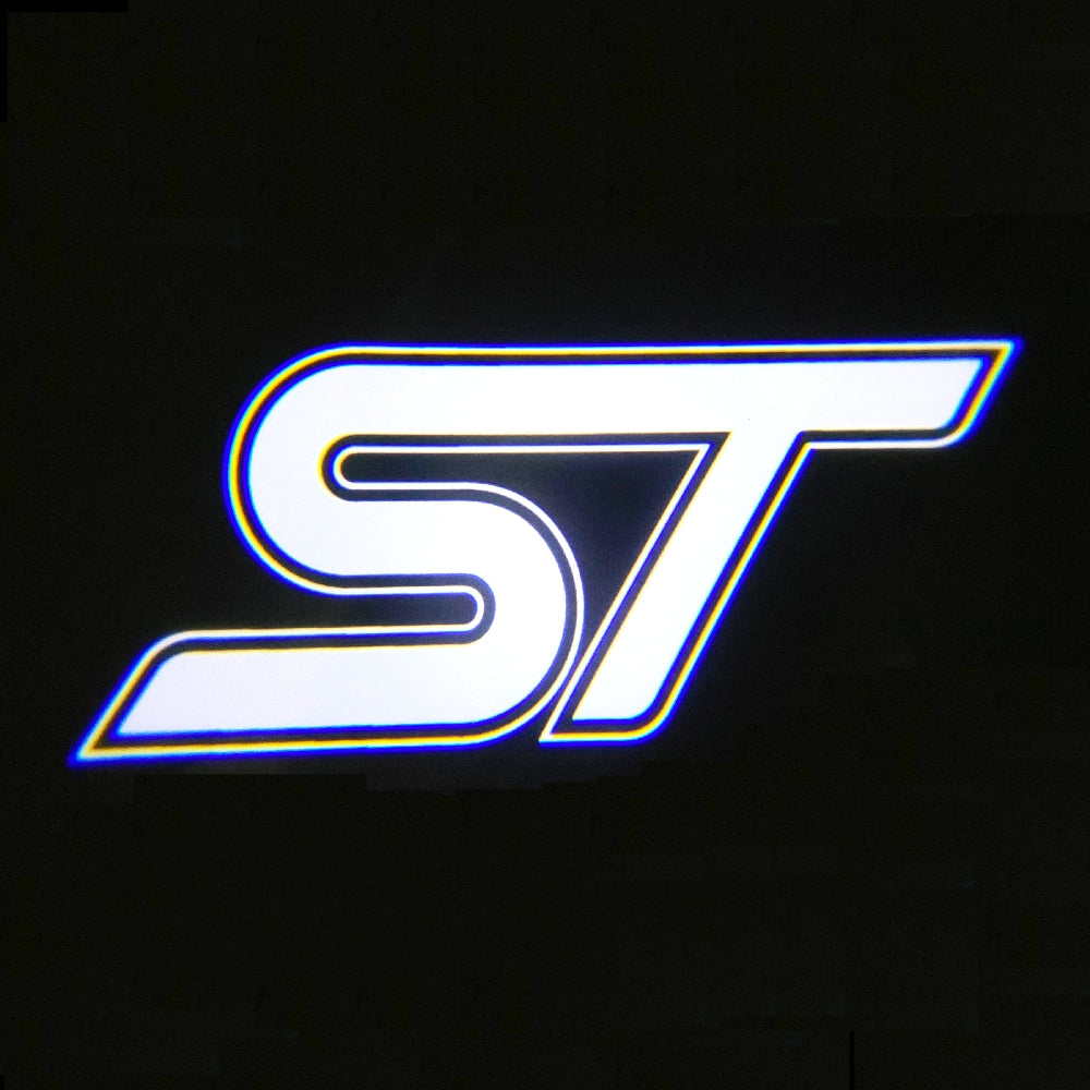 2x Ford Round Mirror light (plug&play) - 24 Logos