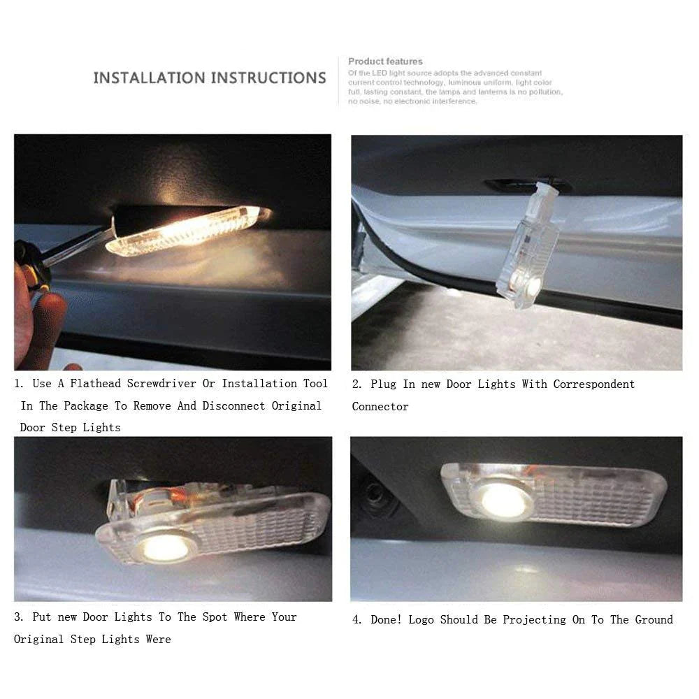 2x Audi door light (plug&play)
