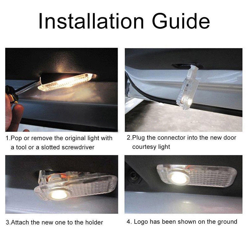 2x Audi door light (plug&play)