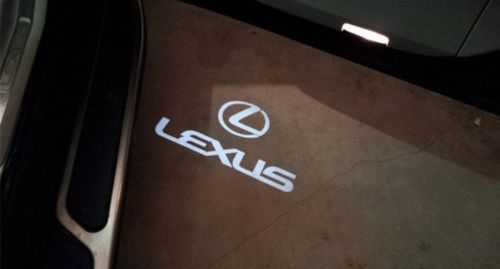 lexus logo courtesy welcome door light projector laser led plug and play oem