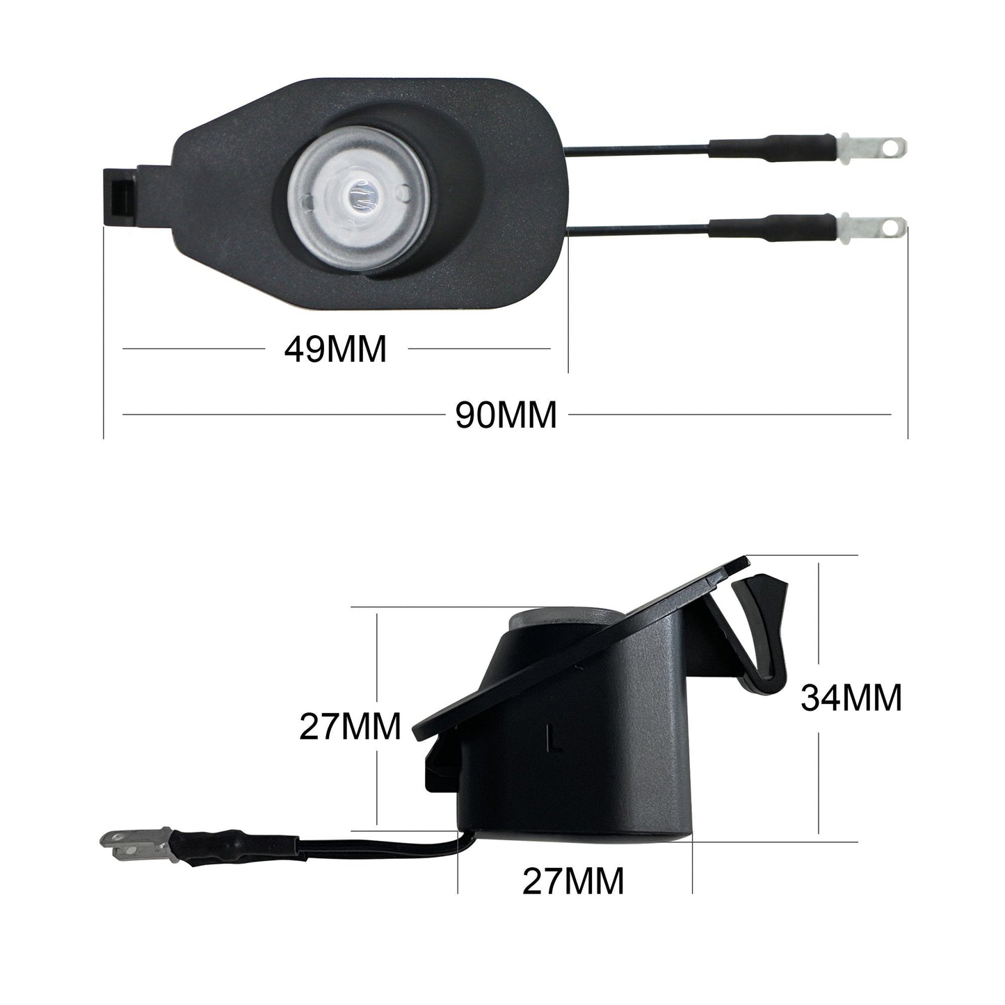 2x FordMustang 2013+ Mirror light (plug&play) - 5 Logos