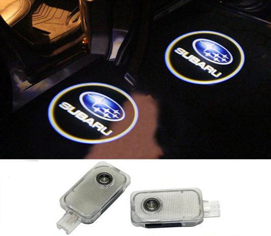 subaru big logo forester outback legacy impreza tribeca xv door light projector led