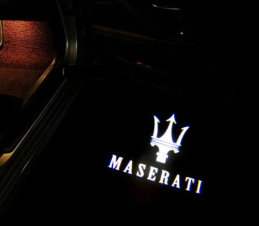 maserati Quattroporte Ghibli logo door projector light plug&play easy install led 