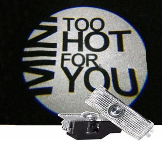 Mini too hot for you door light projector led oem cooper clubman countryman