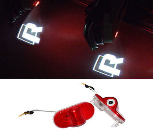 volkswagen vw R welcome door light projector plug and play led laser