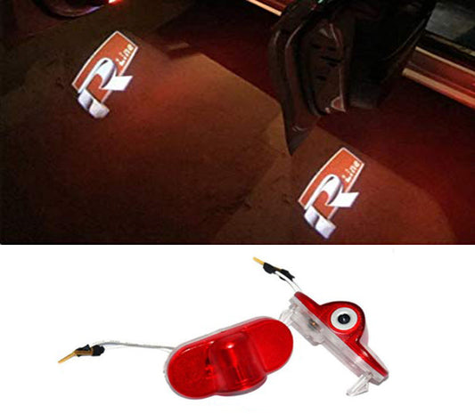 volkswagen vw R welcome door light projector plug and play golf touran bora