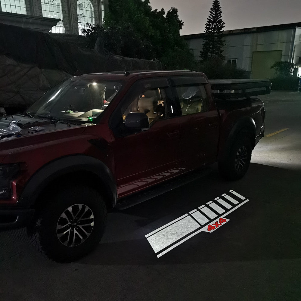 2x Ford F150 Mirror light (plug&play) (2021-Now) - 7 Logos
