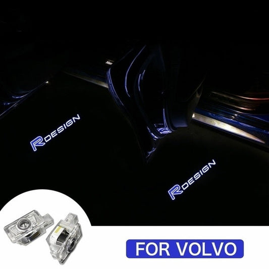 2x Volvo R Design DOOR LIGHT (PLUG&PLAY)