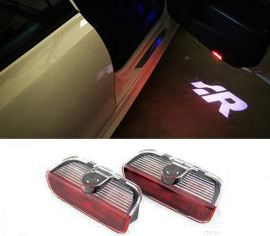 volkswagen vw R line welcome door light projector led laser plug and play 