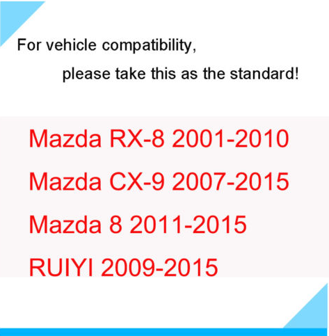 2x MAZDA DOOR LIGHT (PLUG&PLAY)