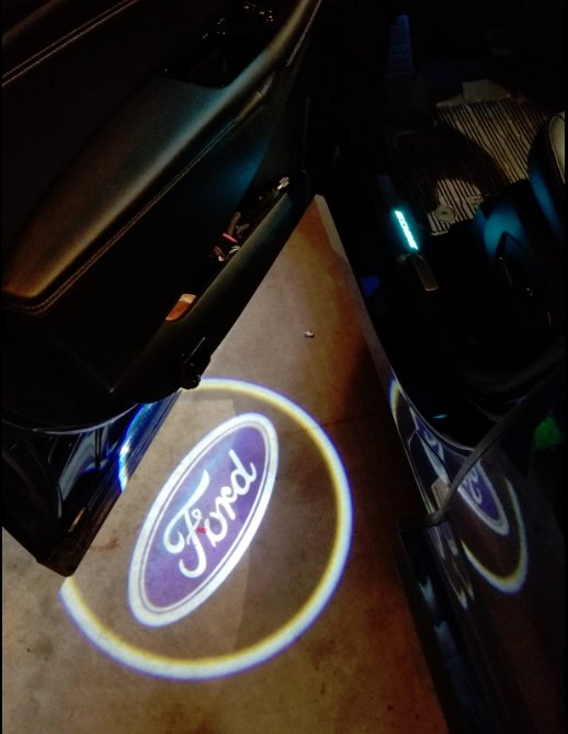 ford logo courtesy welcome door led light projector welcome door mondeo max