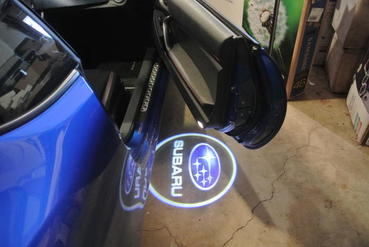 subaru plug and play logo door light