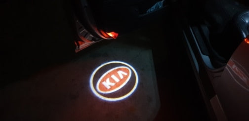 kia logo door light projector laser led plug and play 